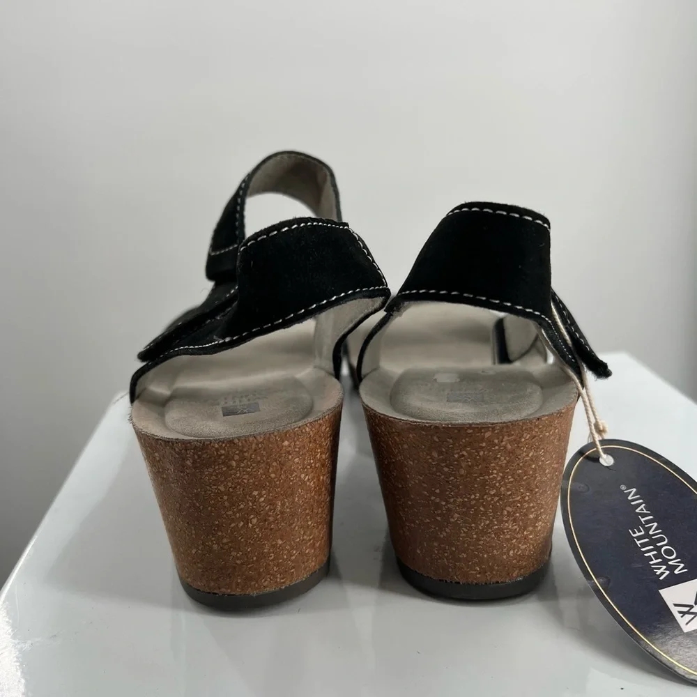 White Mountain NEW Wedge Sandal Ladies Size 9 1/2M - Picture 4 of 7
